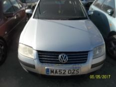 Volkswagen Passat SE TDI - MA52 OZS Date of registration: 26.09.2002 1896cc, diesel, manual,