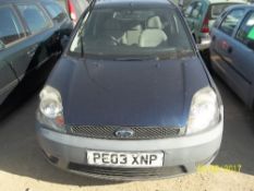 Ford Fiesta Finesse - PE03 XNP Date of registration: 30.06.2003 1299cc, petrol, manual, blue