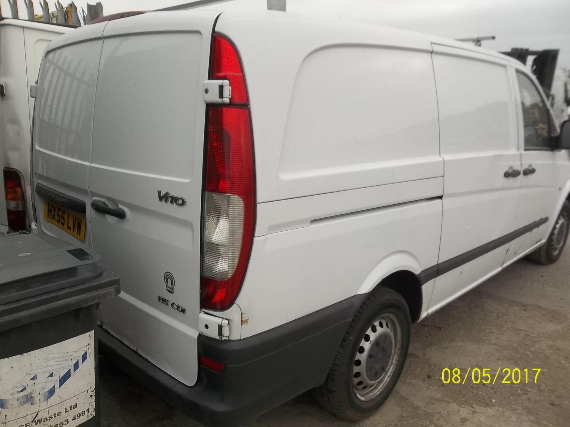 Mercedes Vito Van - HX55 LVW Date of registration: 01.10.2005 2151cc, diesel, white Odometer reading - Image 4 of 4