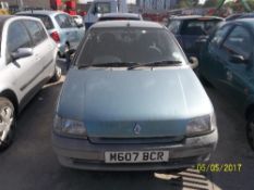 Renault Clio RN - M607 BCR Date of registration: 28.04.1995 1390cc, petrol, 2/3 speed auto, blue