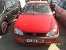 Ford Fiesta Zetec - W793 RHO Date of registration: 10.03.2000 1242cc, petrol, manual, red Odometer