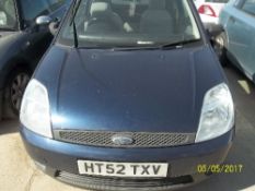 Ford Fiesta Finesse - HT52 TXV Date of registration: 31.01.2003 1299cc, petrol, manual, blue