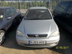 Vauxhall Astra LS DTI - KJ53 HGE Date of registration: 24.09.2003 1686cc, diesel, manual, silver