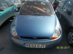 Ford KA Sun Collection - KE52 GJY Date of registration: 01.09.2002 1299cc, petrol, manual, blue