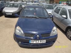 Renault Clio Dynamique 16V - RF53 RGU Date of registration: 24.10.2003 1149cc, petrol, manual,