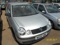 VW Polo E - NG02 GWE Date of registration: 28.05.2002 1198cc, petrol, manual, silver Odometer