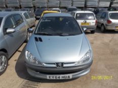 Peugeot 206 SE TD - EY54 HUA Date of registration: 01.09.2004 1398cc, diesel, manual, silver