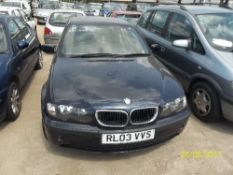 BMW 3181ES Auto Date of registration: 01.03.2003 1995cc, petrol, auto, blue Odometer reading at last