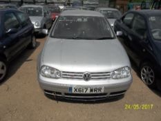 VW Golf V6 4motion - X617 WRR Date of registration: 10.10.2000 2792cc, petrol, manual, silver