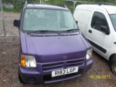 Suzuki Wagon R+ GL Estate - R183 LGP Date of registration: 11.05.1998 996cc, petrol, manual, mauve/