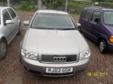 Audi A4 FSI SE - RJ03 GGK Date of registration: 10.04.2003 1984cc, petrol, manual, grey Odometer