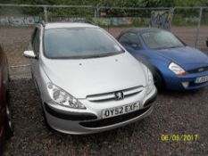 Peugeot 307 LX HDI Estate - OY52 EXF Date of registration: 22.11.2002 1997cc, diesel, manual, silver