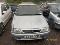 Citroen Saxo Stateside - S834 CPB Date of registration: 08.01.1999 1124cc, petrol, manual, blue