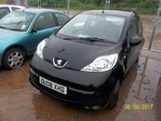 Peugeot 107 Urban - OU08 XHD Date of registration: 11.03.2008 998cc, petrol, manual, black