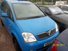 Vauxhall Meriva Design 16V - KB03 FKN Date of registration: 30.06.2003 1598cc, petrol, manual,