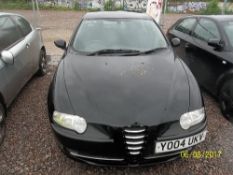 Alfa Romeo 147 T Spark Lusso - YO04 UKV Date of registration: 06.08.2004 1598cc, petrol, manual,