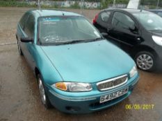 Rover 214S - S492 CBW Date of registration: 28.08.1998 1396cc, petrol, manual, blue Odometer