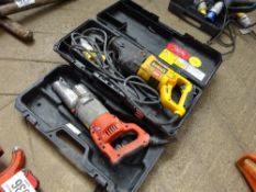 Dewalt reciprocating saw 110v & Milwaukee reciprocating saw