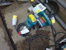 Makita belt sander and vibrating sander 110v