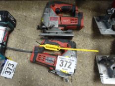 2 Milwaukee cordless jig saws