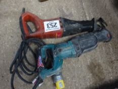 Makita and Hilti reciprocating saws 110v