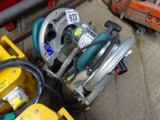 2 Makita 5903R circular saws 110v