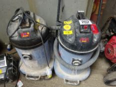 2 no 110v Numatic vacuums