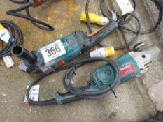 2 Makita angle grinders 110v