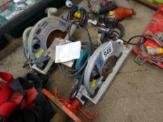 2 Makita circular saws