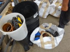 Drainage equipment and test kit