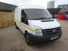 Ford Transit T350-115 T350L RWD van (2010) Registration NO: RV60 NGG 2402cc, diesel 105,000