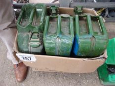 3 no 5 gallon jerry cans