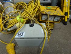 Load tester and 110v extension cables