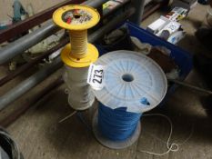 4 reels of nylon rope