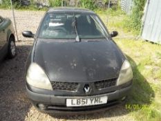 Renault Clio Dynamique 16V - LB51 YML Date of registration: 21.12.2001 1149cc, petrol, manual, black