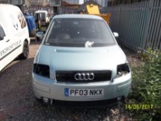 Audi A2 FSI SE - PF03 NKX Date of registration: 16.05.2003 1598cc, petrol, manual, green Odometer