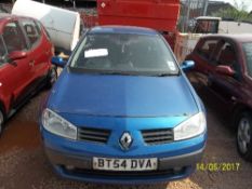 Renault Megane Expression DCI 100 - BT54 DVA Date of registration: 17.12.2004 1461cc, diesel,