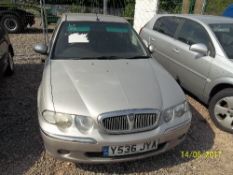 Rover 45 Impression S - Y536 JYA Date of registration: 29.05.2001 1796cc, petrol, manual, silver