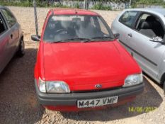 Ford Fiesta I - M447 VMF Date of registration: 28.02.1995 1119cc, petrol, manual, red Odometer