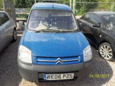 Citroen Berlingo Enterprise Car derived van - RE06 PZS Date of registration: 31.03.2006 1868cc,