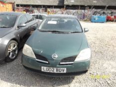 Nissan Primera S - LO02 BDV Date of registration: 31.07.2002 1769cc, petrol, manual, green