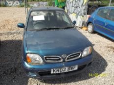 Nissan Micra Twister - KN02 BWF Date of registration: 28.03.2002 998cc, petrol, manual, blue