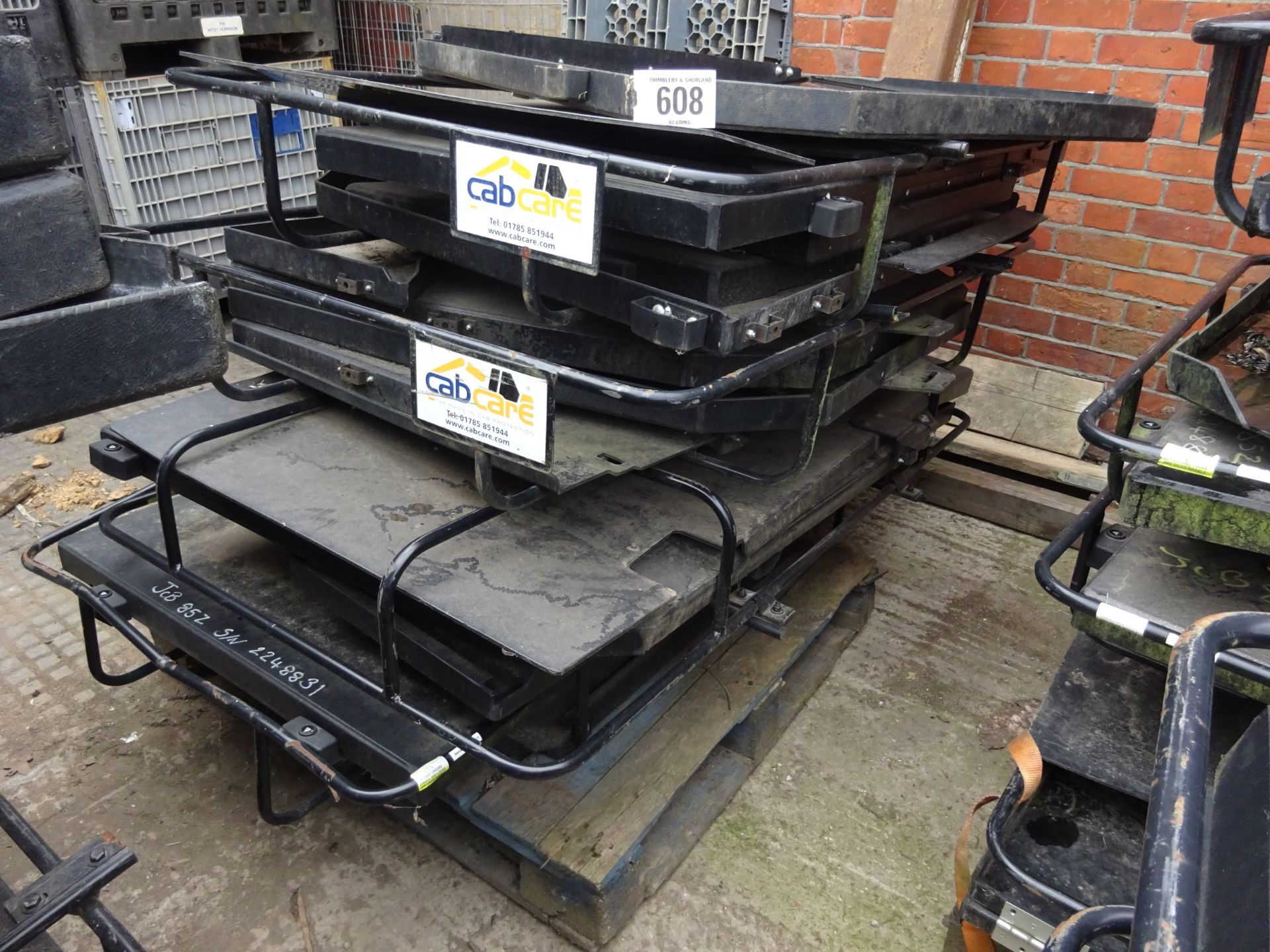 Pallet of cab guards