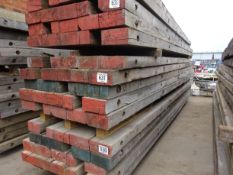 5 no 5m x 1m hardwood timber mats