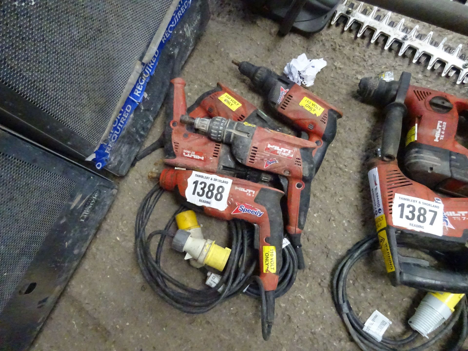 5 Hilti drills