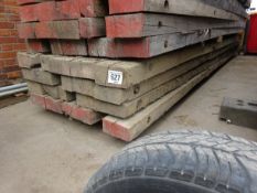 4 no5m x 1m hardwood timber mats