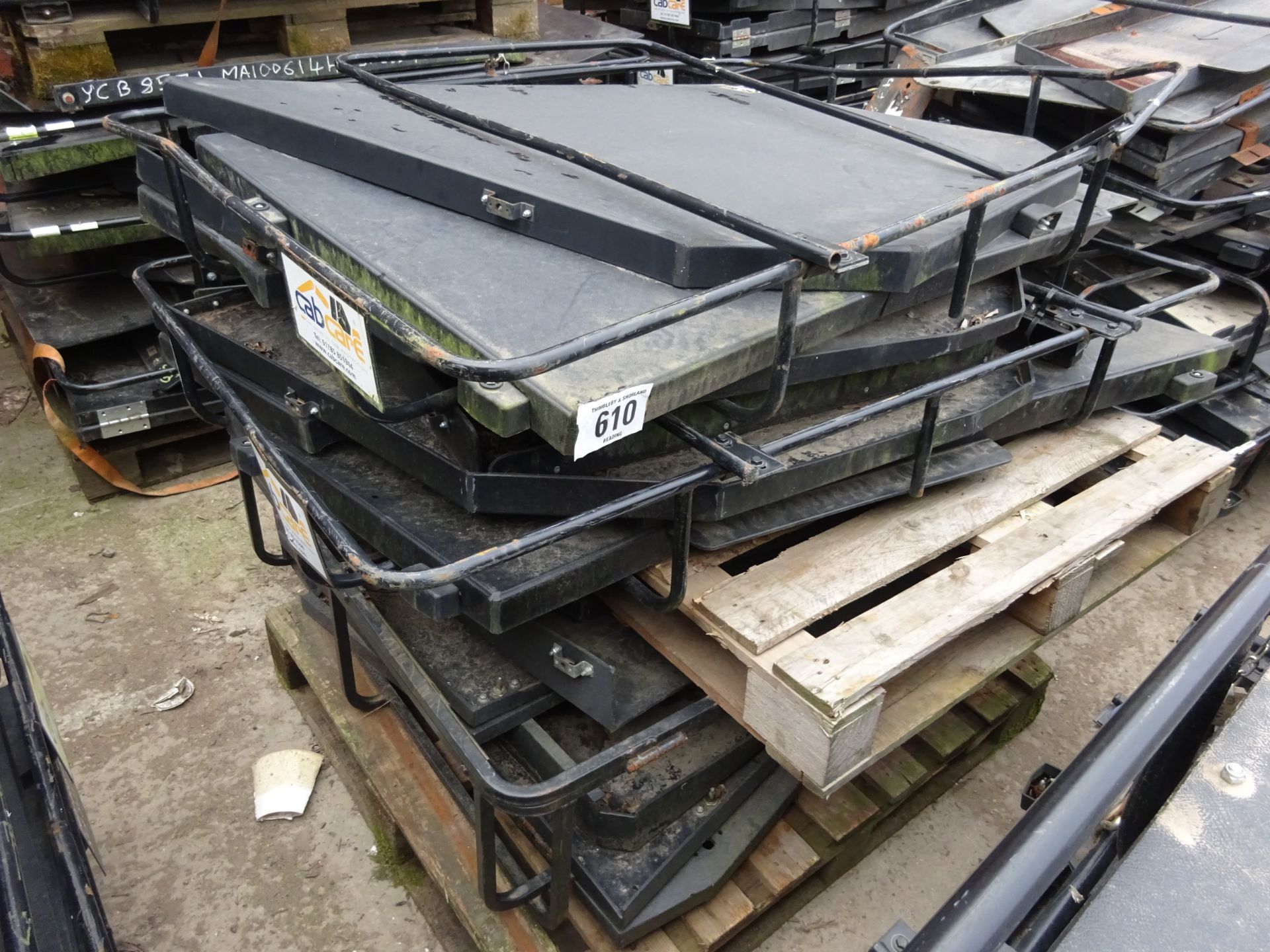 Pallet of cab guards