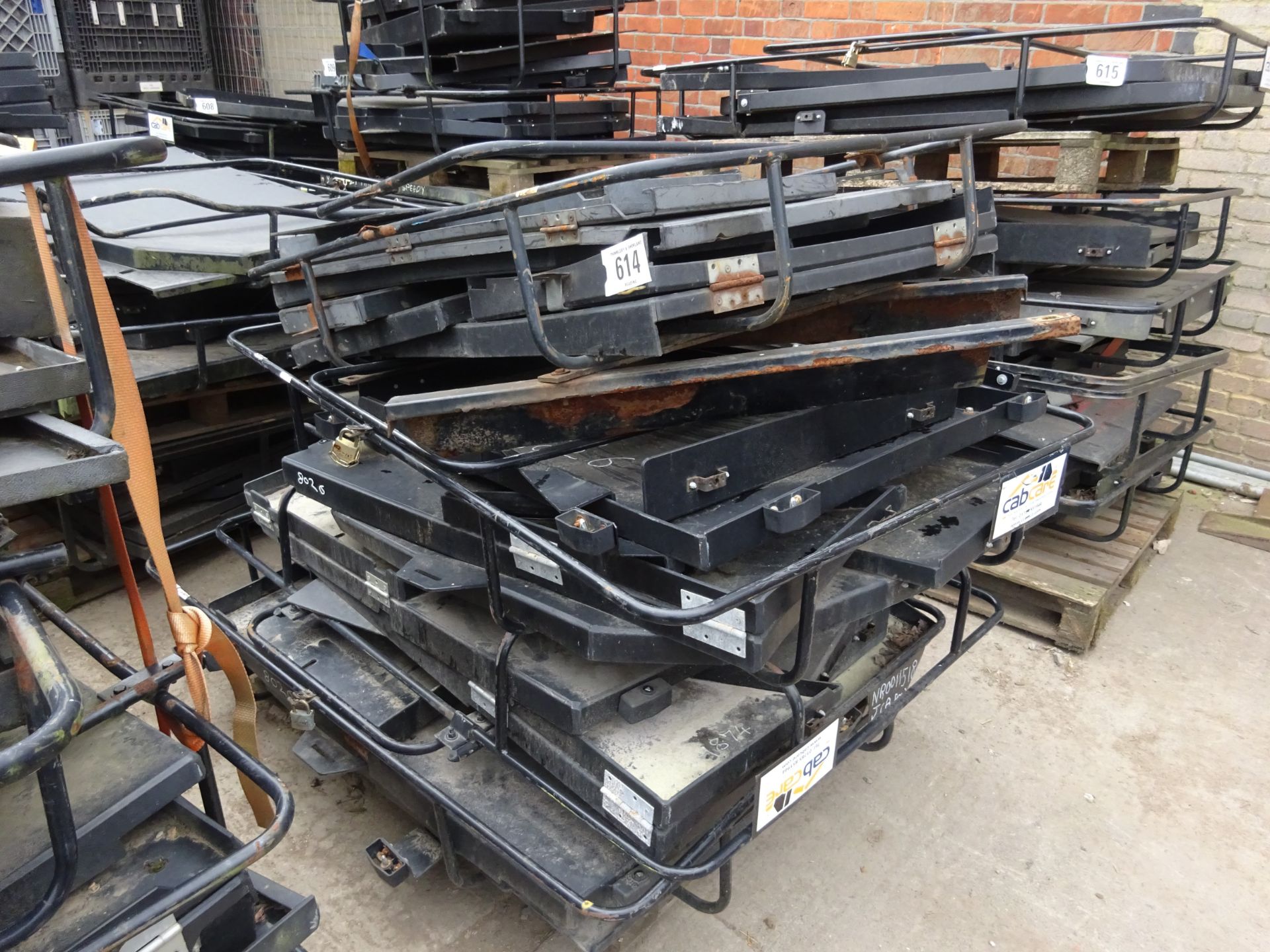 Pallet of cab guards