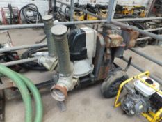 Hilta Drysite 3in water pump, Lister diesel, handle start