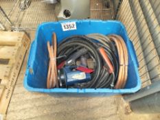 Box of mig welding torches & propane hose